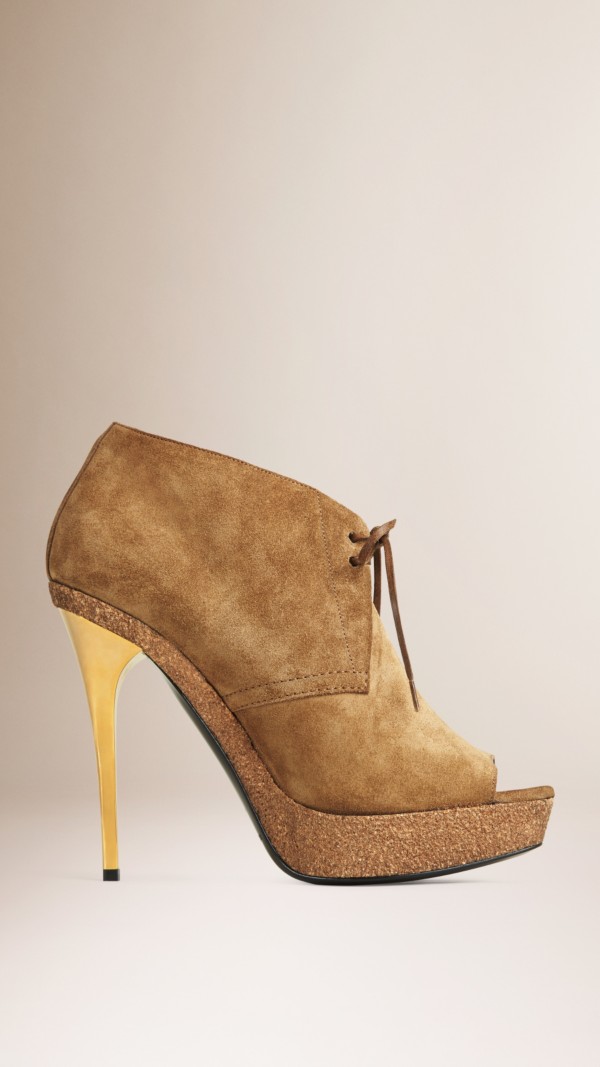 burberry lace up boots