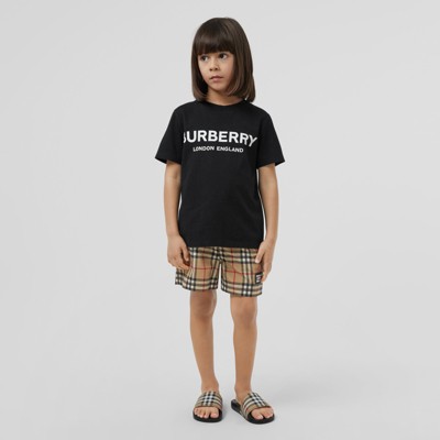 burberry swimsuit kids silver