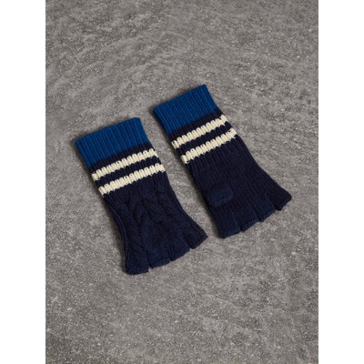 burberry fingerless gloves