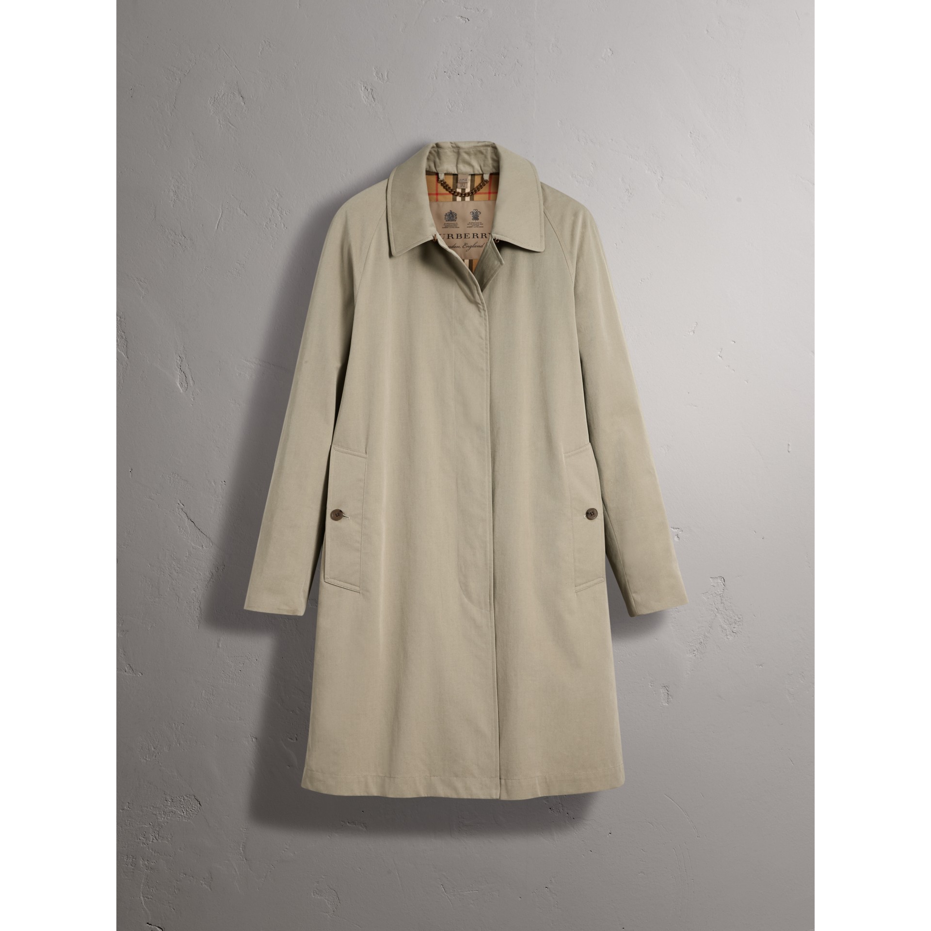 The Camden – Long Car Coat in Sandstone - Women | Burberry United States