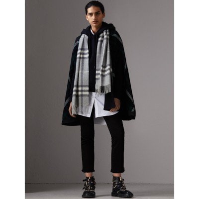 grey burberry scarf