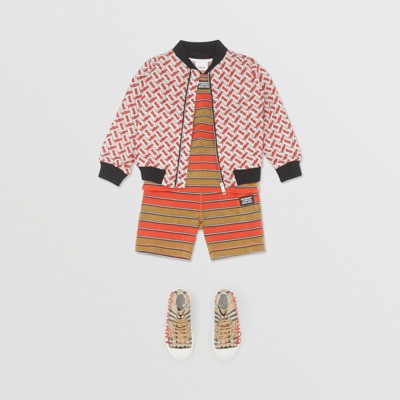 burberry estampado rojo