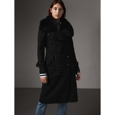 burberry gray wool coat