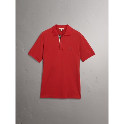 burberry polo mens red