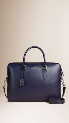 Medium London Leather Briefcase