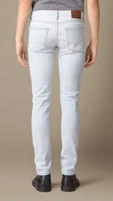 Slim Fit Washed Japanese Denim Jeans | Burberry