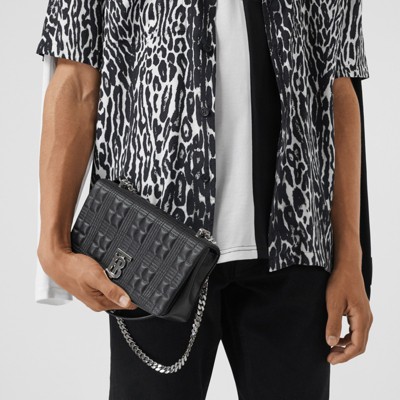 burberry lola mini leather shoulder bag