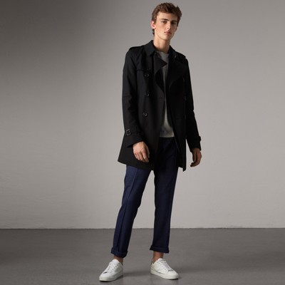 burberry trench coat men black