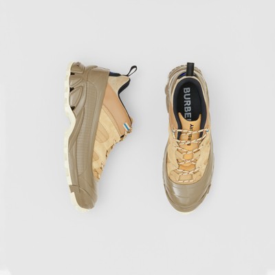 Suede, Mesh and Leather Arthur Sneakers 