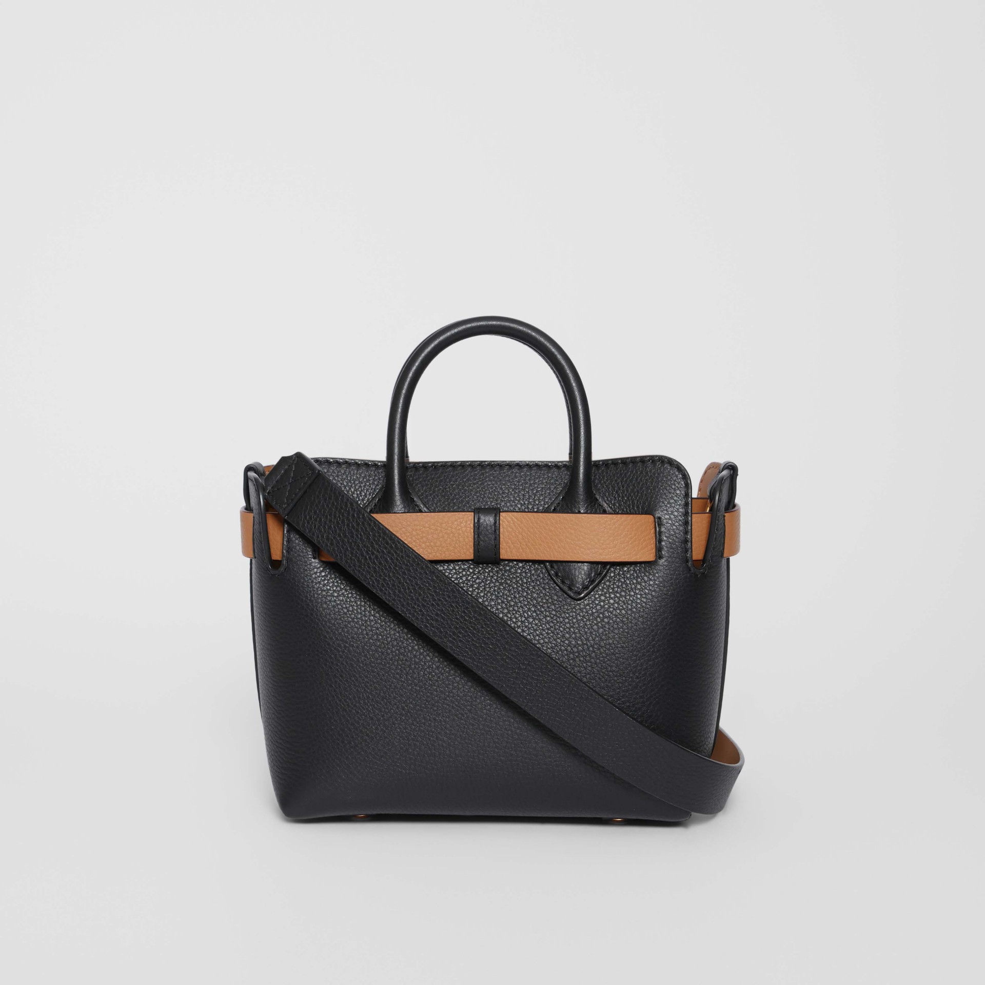 The Mini Leather Triple Stud Belt Bag in Black - Women | Burberry United Kingdom