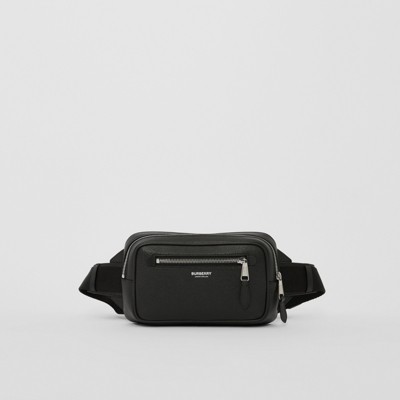 bum bag leather black