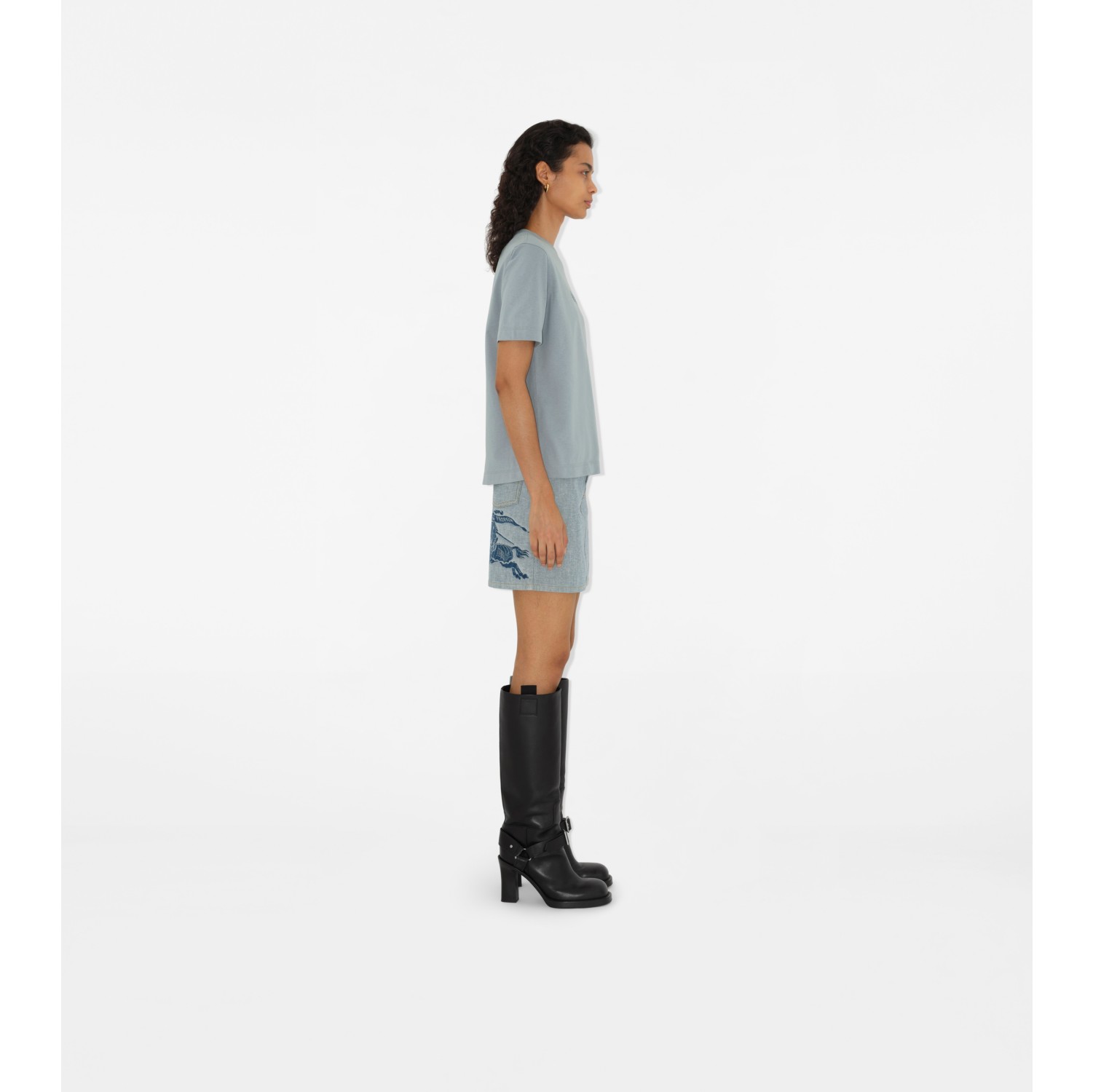 ペイズリー ロゴ コットンTシャツ