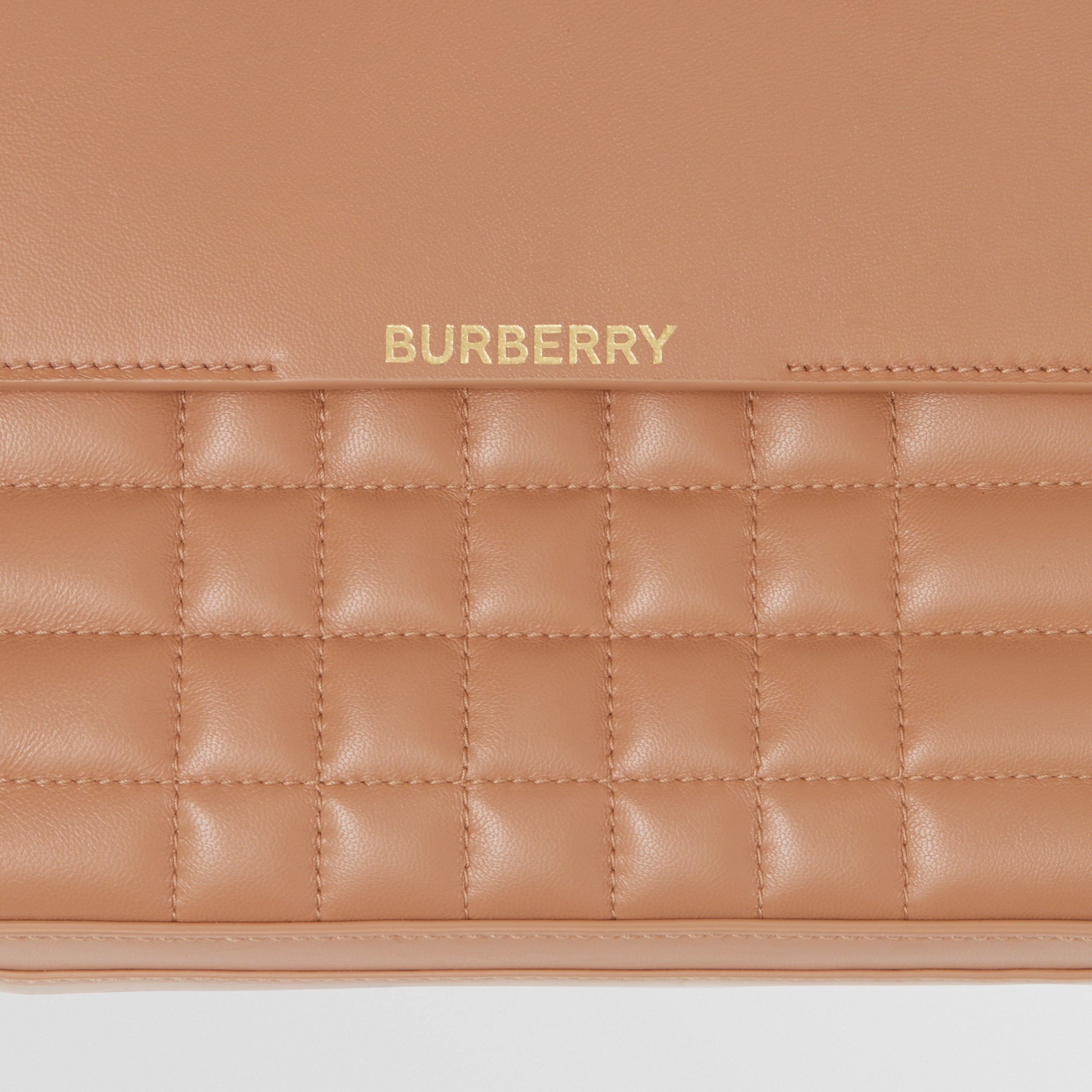 Quilted Leather Catherine Shoulder Bag in Dark Biscuit Women Burberry® Official