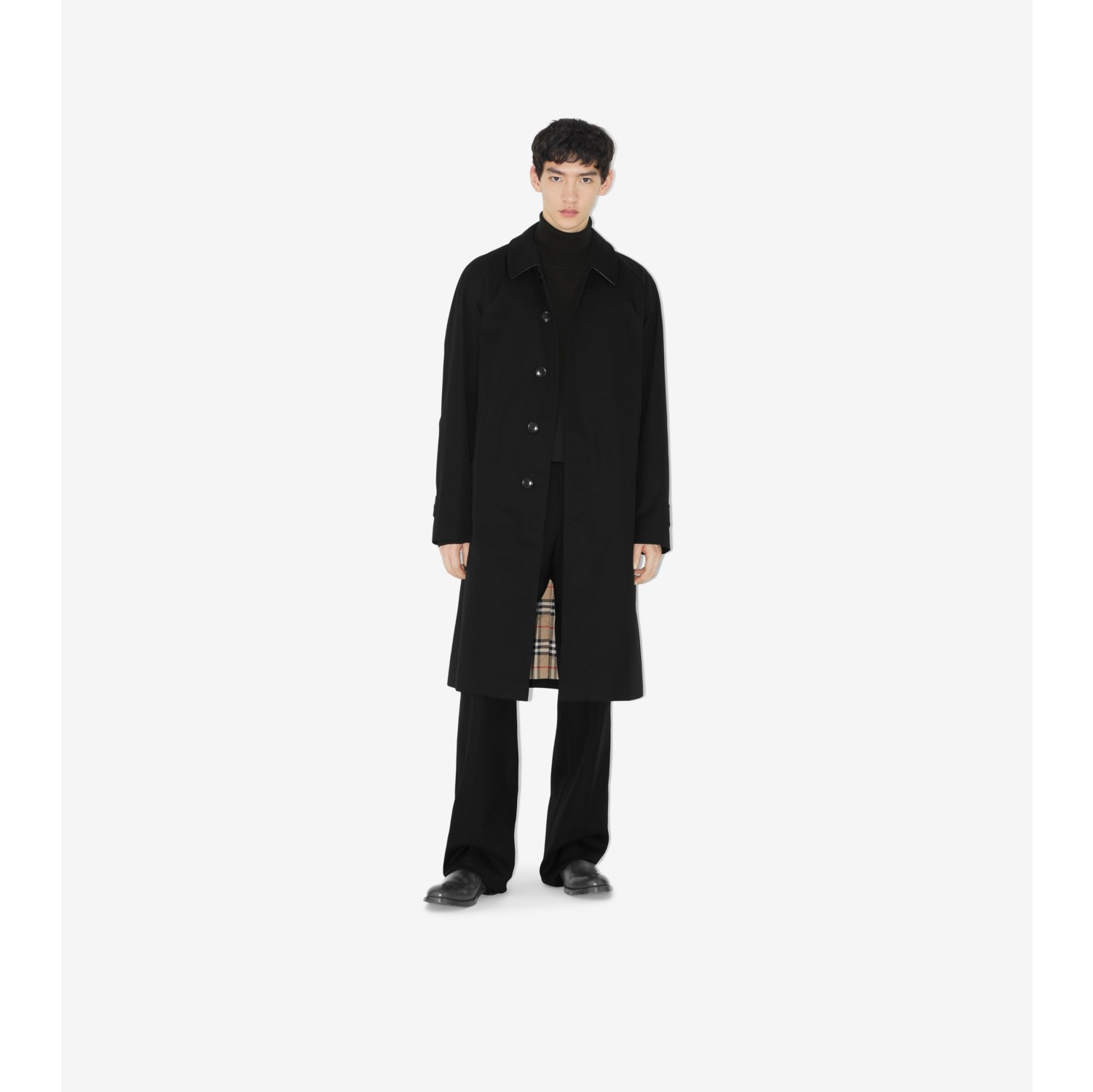 Burberry camden car store coat black