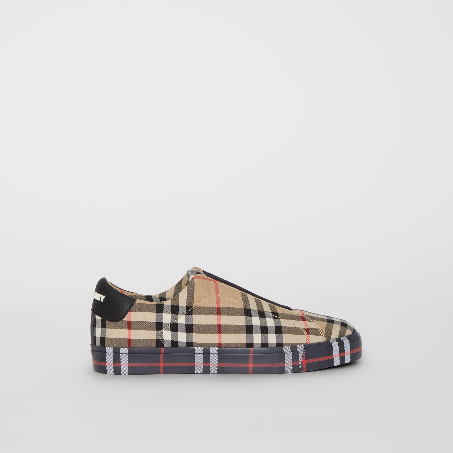 burberry slip ons womens