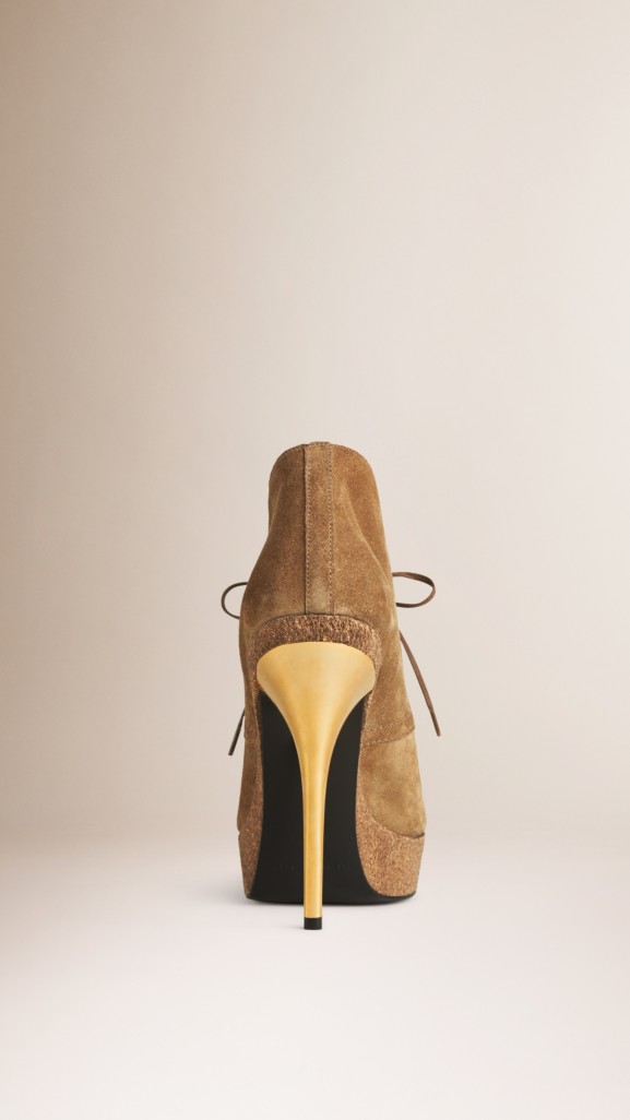 burberry lace up boots
