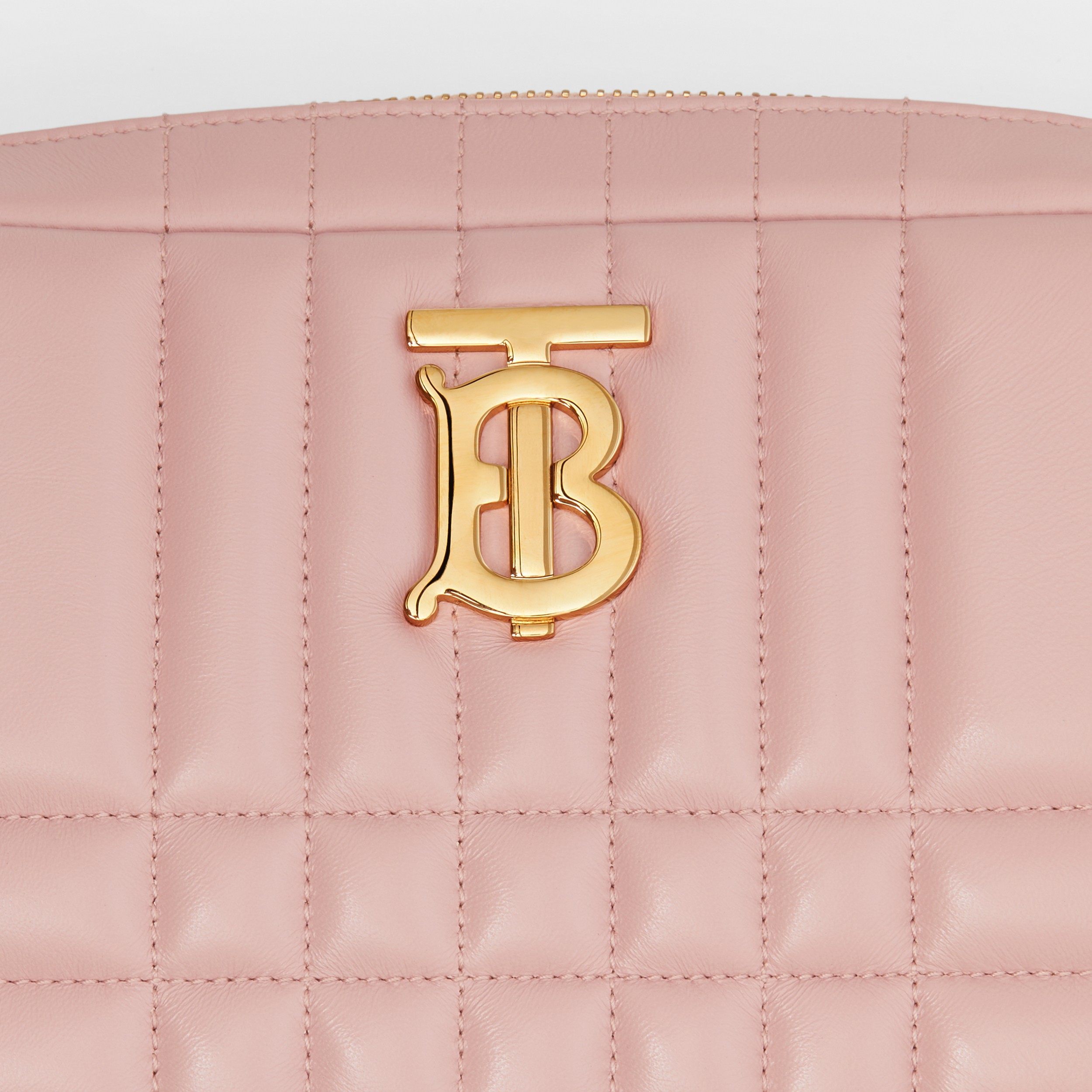 Quilted Leather Small Lola Camera Bag in Dusky Pink - Women | Burberry® Official - 2
