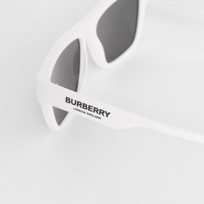 Square Frame Sunglasses in White - Men 
