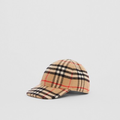 burberry check cap