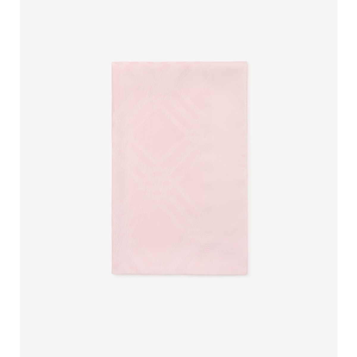  Check Wide Silk Scarf