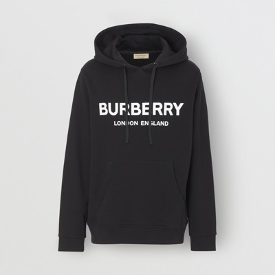 black burberry hoodie mens