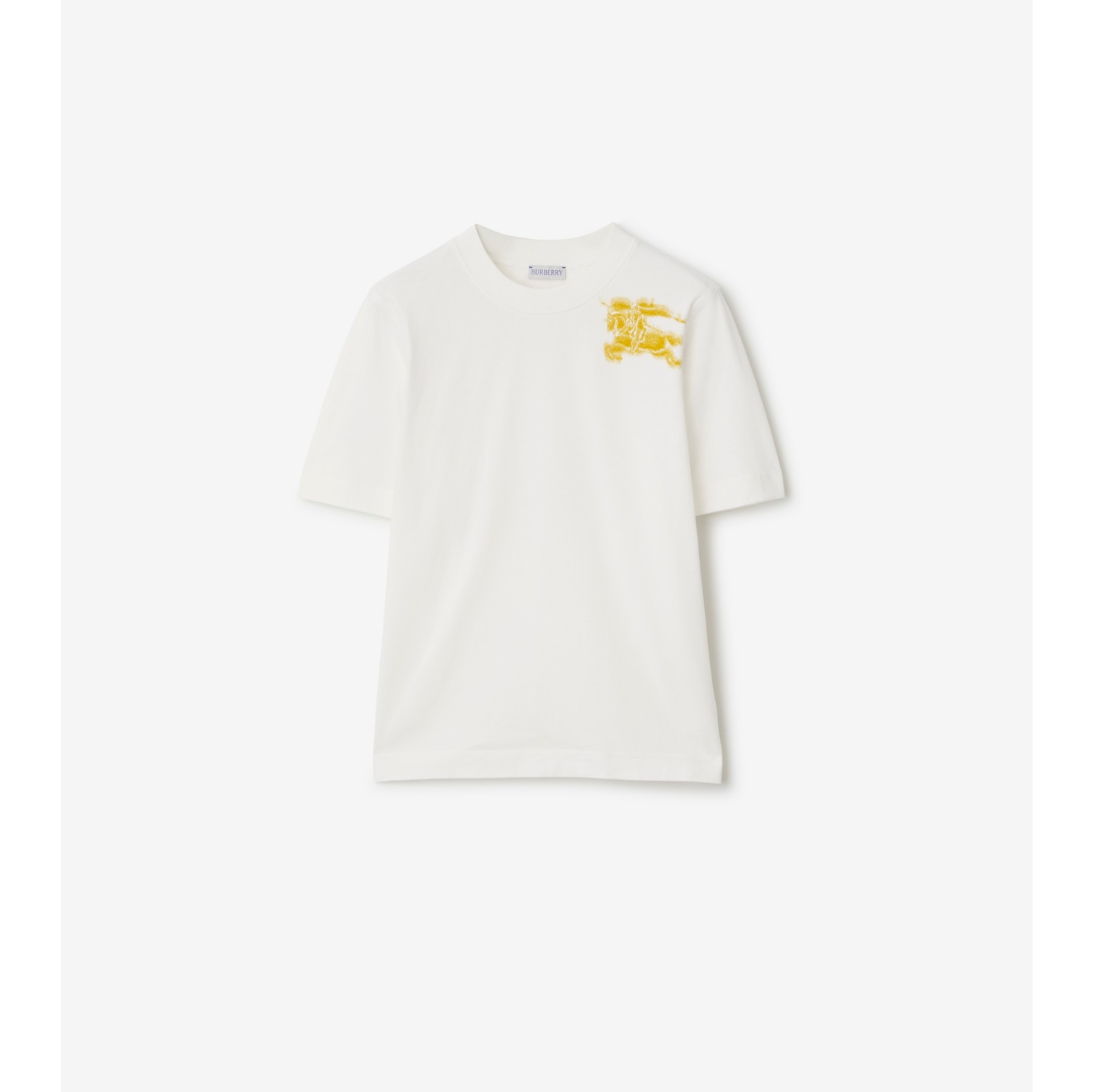 EKD Cotton T-shirt in Salt - Women, Silk | Burberry® Official