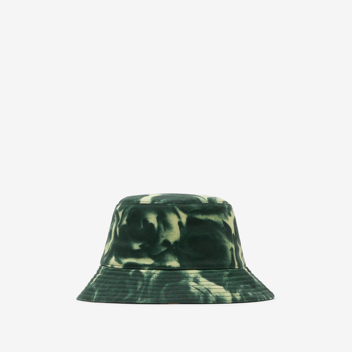 Burberry Rose Waxed Cotton Bucket Hat In Ivy