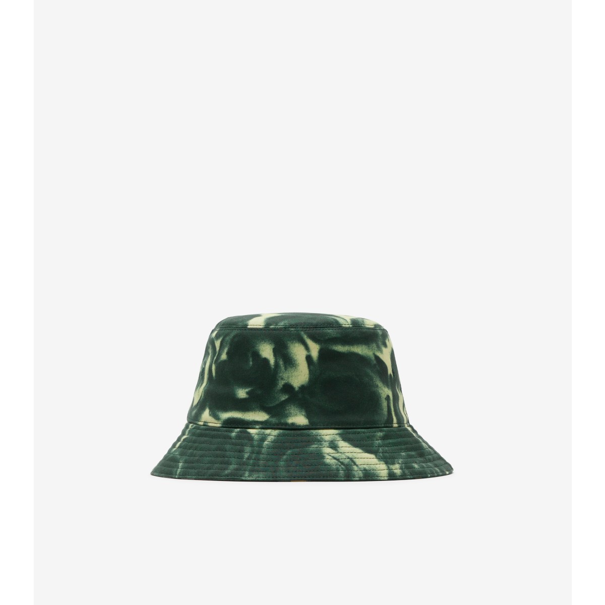 Burberry Rose Waxed Cotton Bucket Hat In Ivy