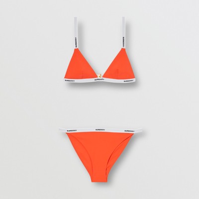 burberry swimsuit womens orange