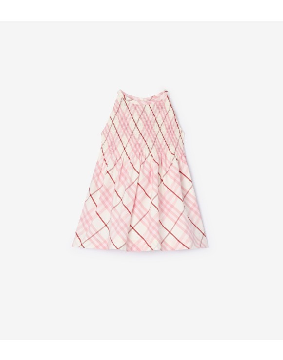 チェック コットンドレス