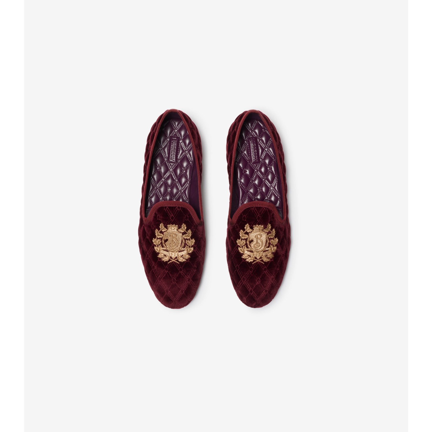 Quilted Velvet Estate Slippers​​