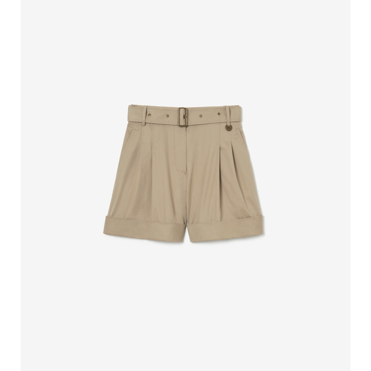  Belted Tropical Gabardine Shorts