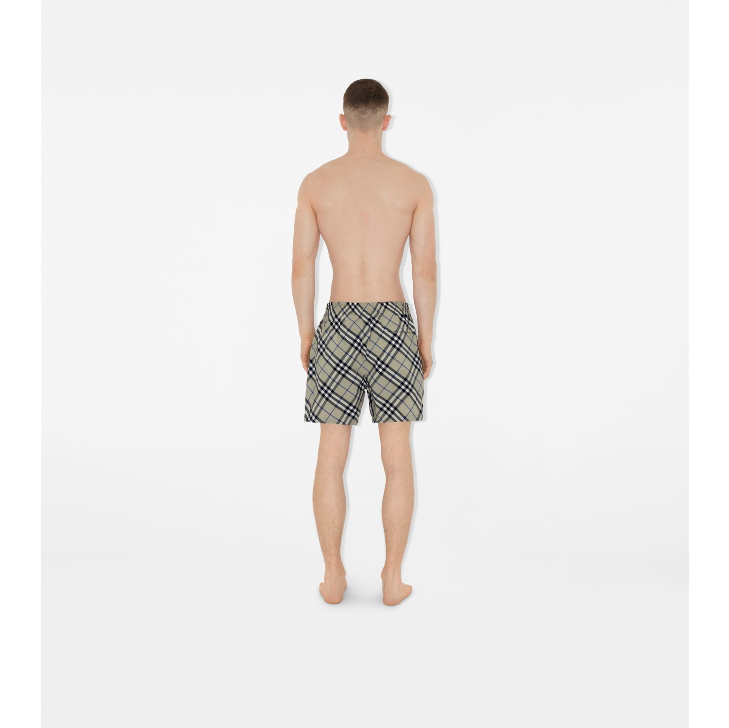 Schwimmshorts in Check