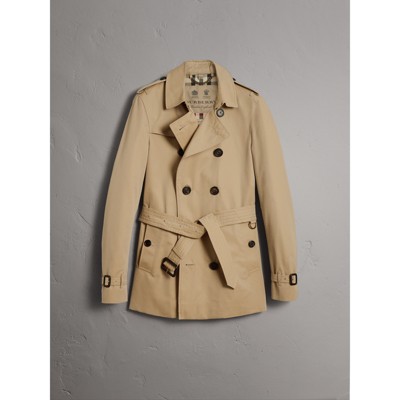 burberry chelsea trench coat short
