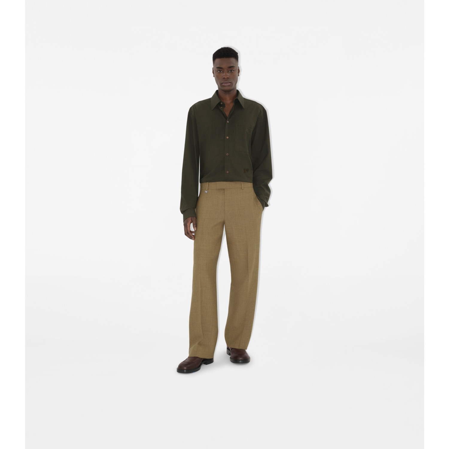 Wool Tailored Trousers