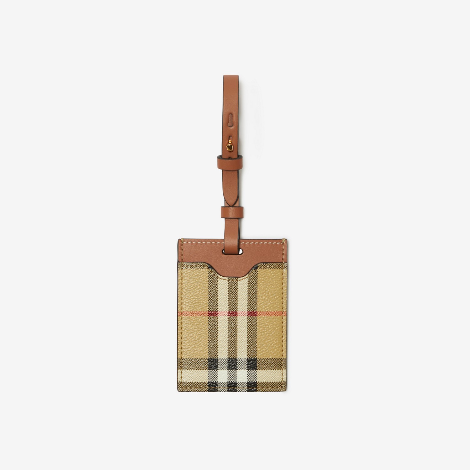Check Luggage Tag in Archive Beige | Burberry® Official