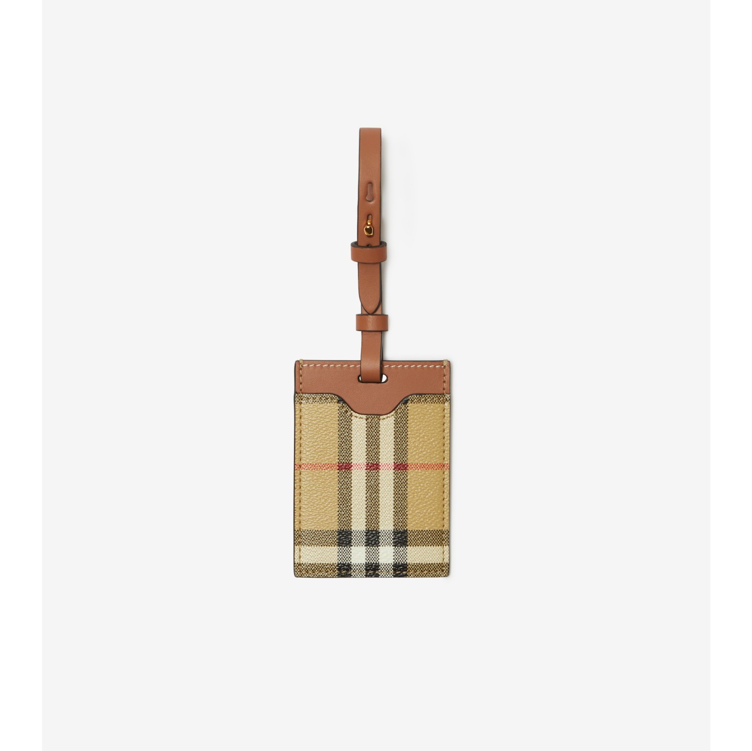 チェック ラゲッジタグ (アーカイブベージュ) | Burberry®公式サイト