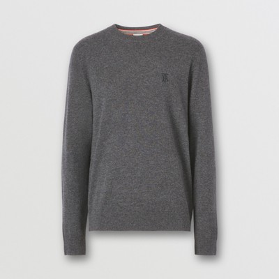 charcoal gray cashmere sweater