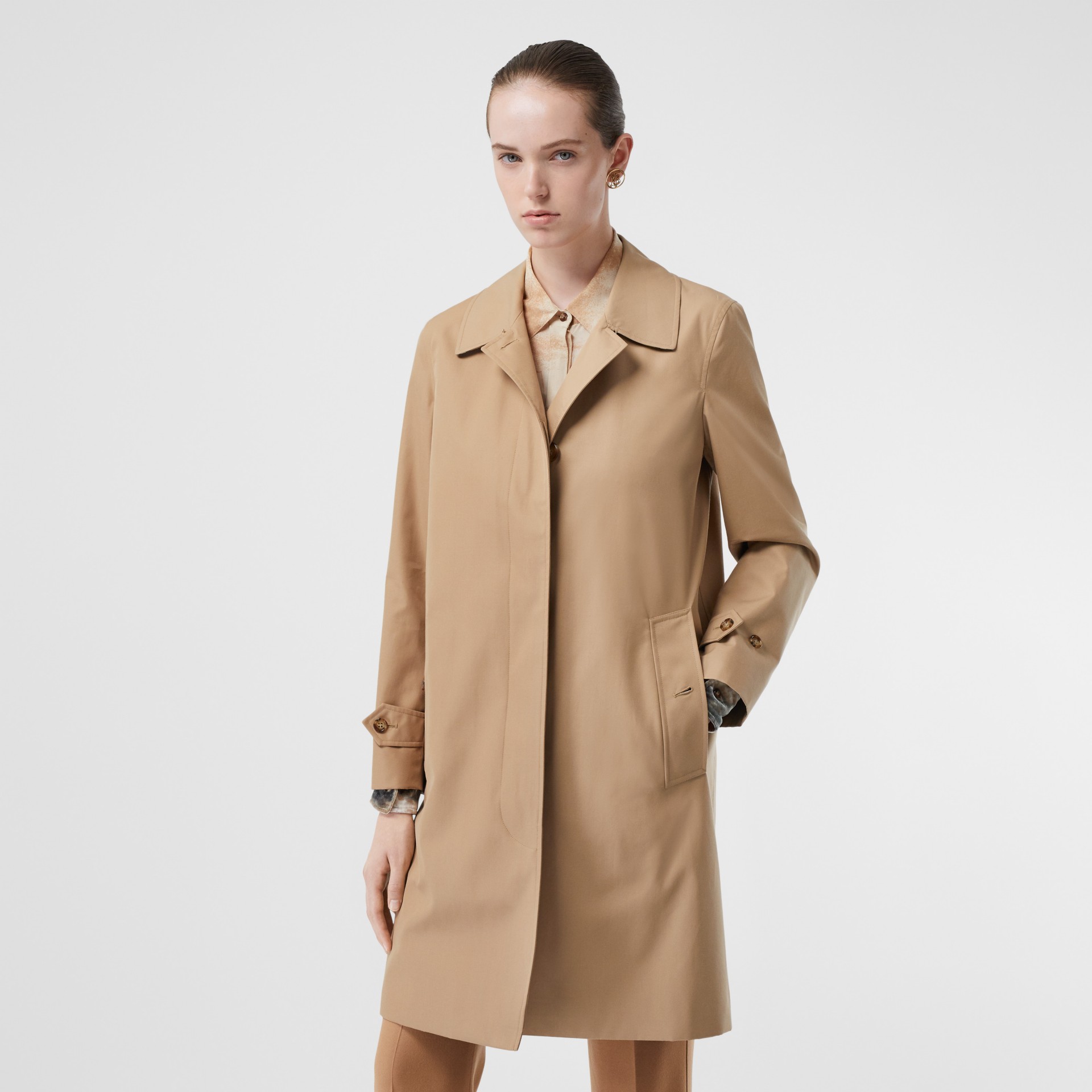 The Pimlico Car Coat in Biscuit - Women | Burberry United States