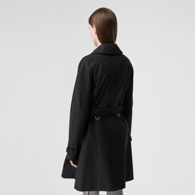 womens black swing coat