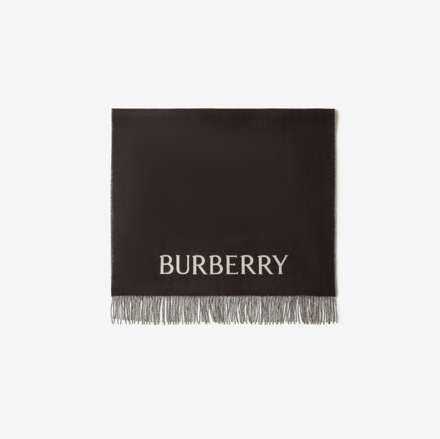 Rose Cashmere Scarf in Otter/white | Burberry® Official