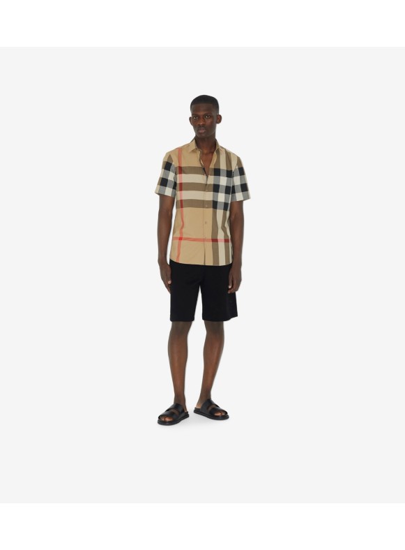 Burberry Check Short-Sleeve Shirt