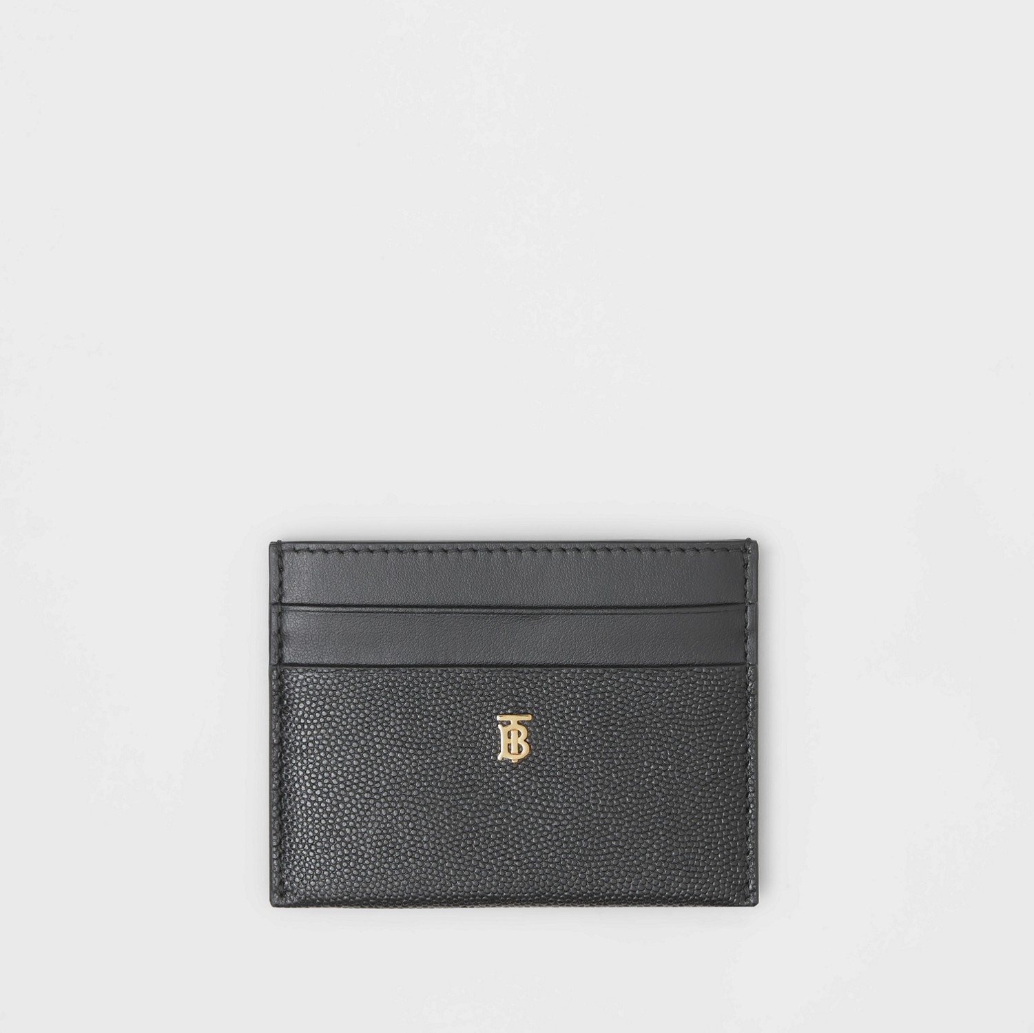 Monogram Motif Leather Card Case in BLACK - Women | Burberry® Official