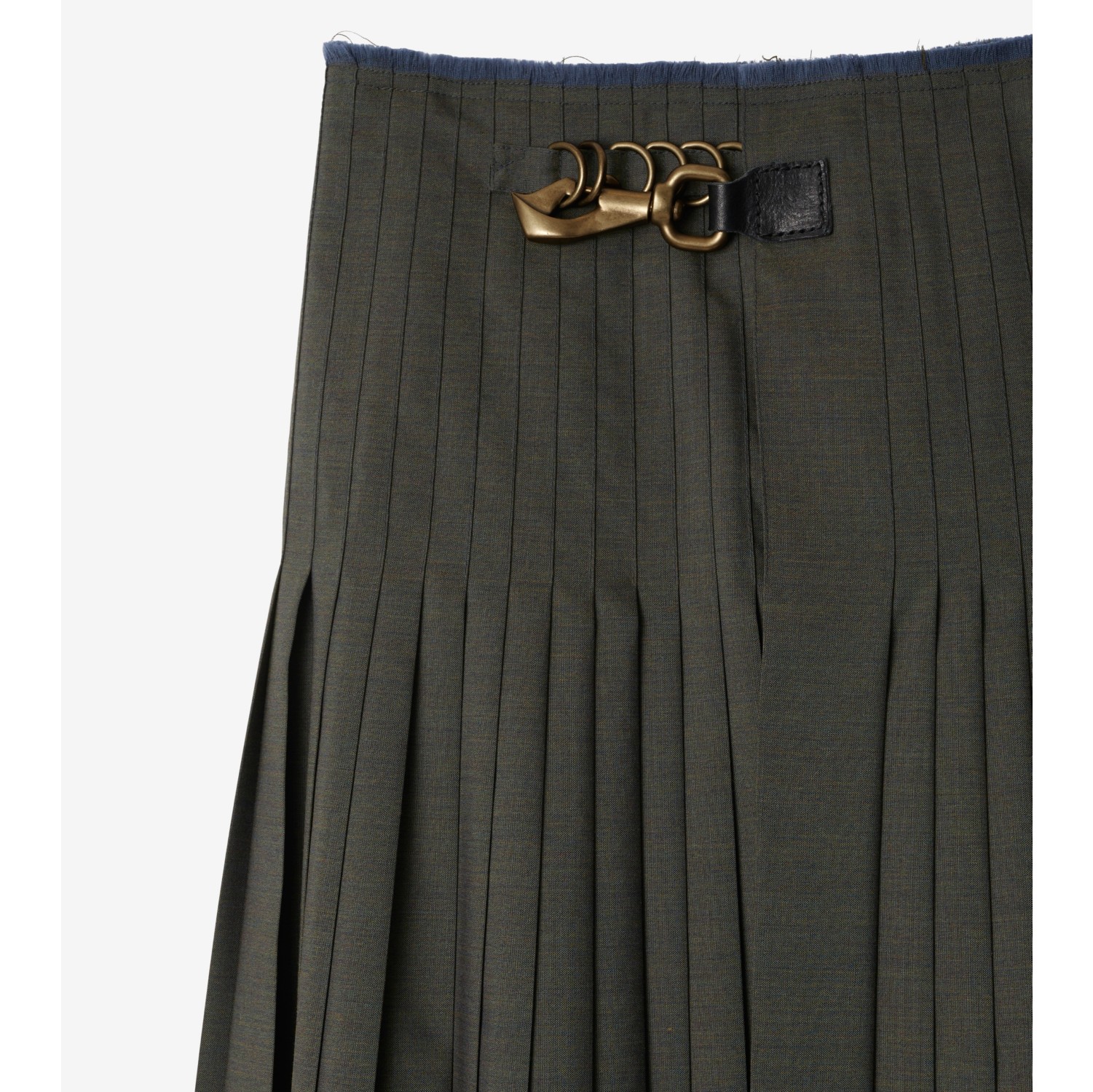 Wool Mohair Maxi Kilt