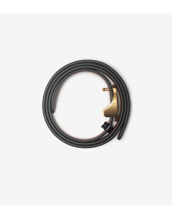 Ceinture fine réversible en cuir Knight​