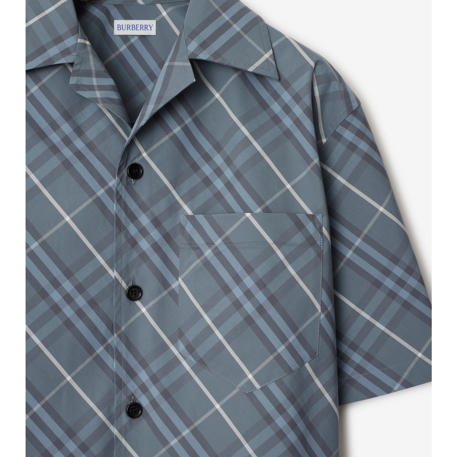 Relaxed Fit Check Cotton Shirt