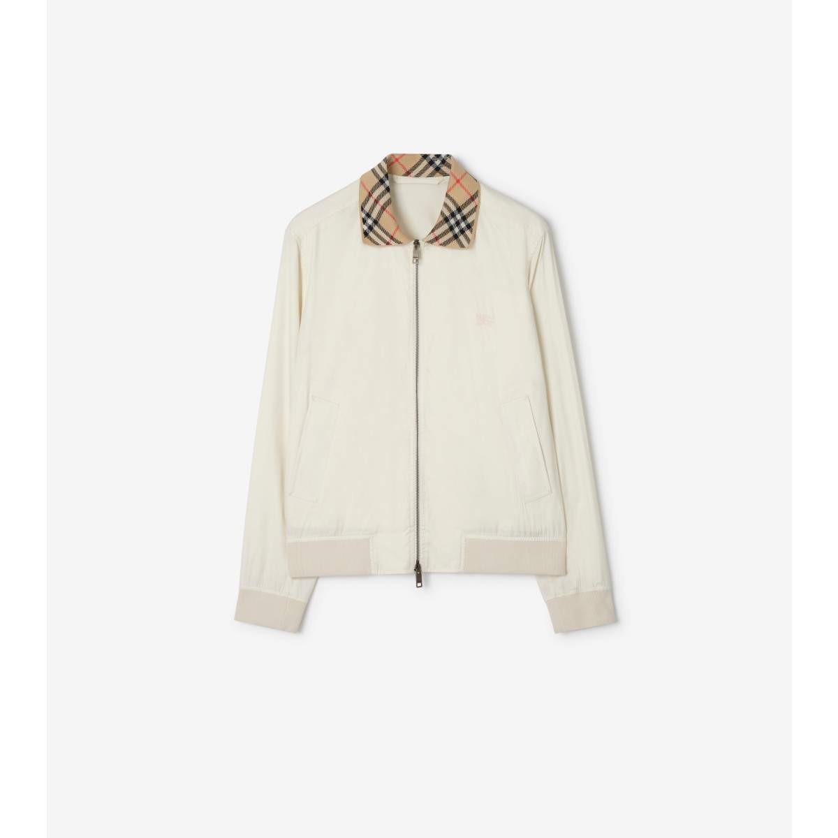  Check Gabardine Glenfields Harrington Jacket