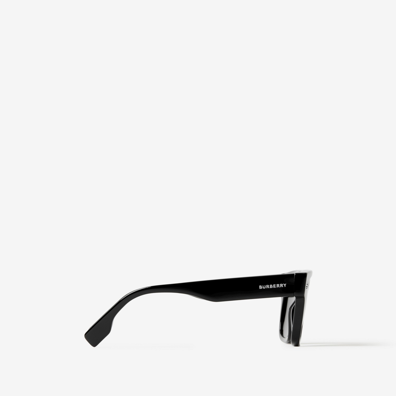 方框太阳眼镜 (黑色) - 男士 | Burberry® 博柏利官网