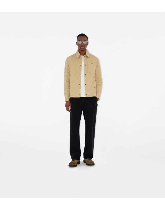 Quilted Gabardine Overshirt