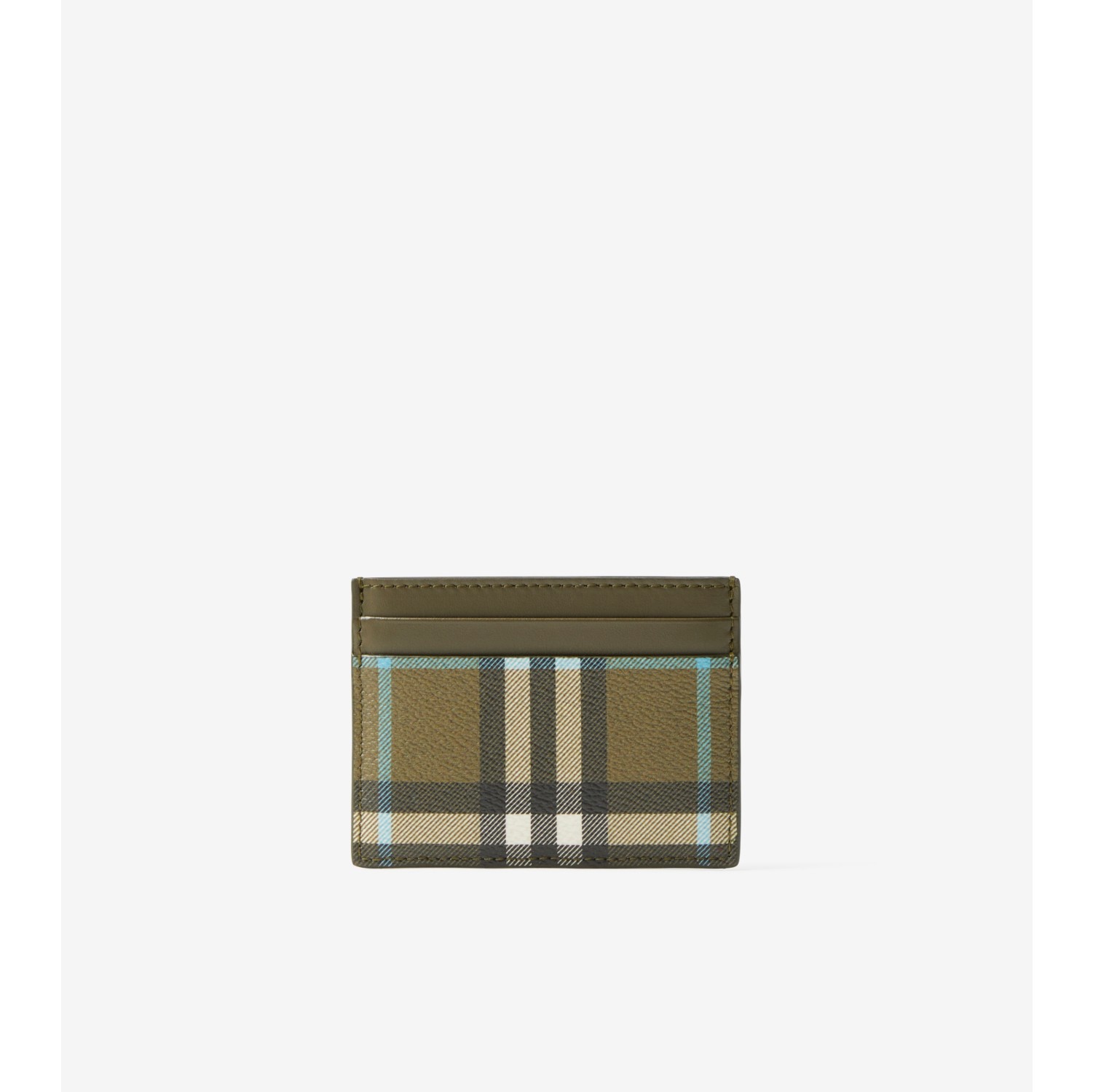 Burberry Check and Leather Card Case